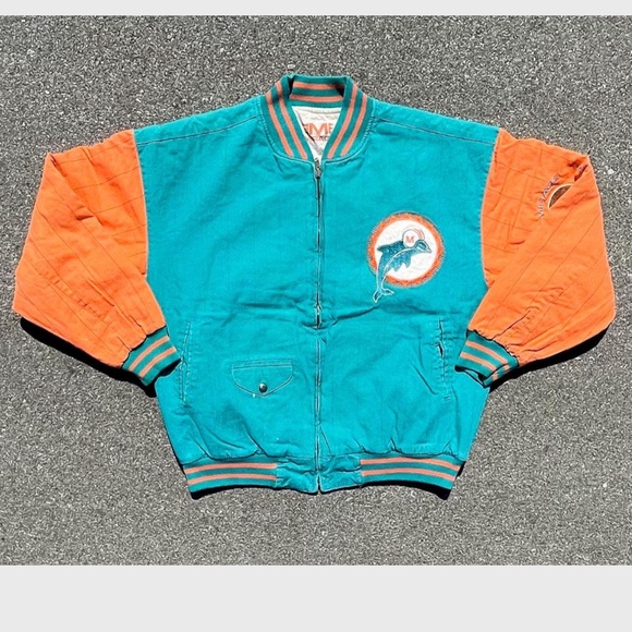 mirage Other - Miami Dolphins NFL Vtg Throwback Collection Mirage Bomber Jacket (L fits M)